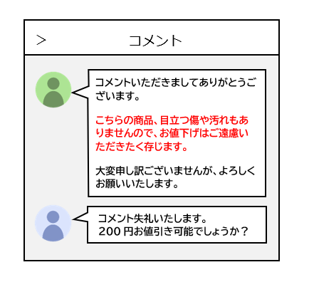 メルカリ値下げ交渉をやんわりと断る5つの返答！「出品したばかり 